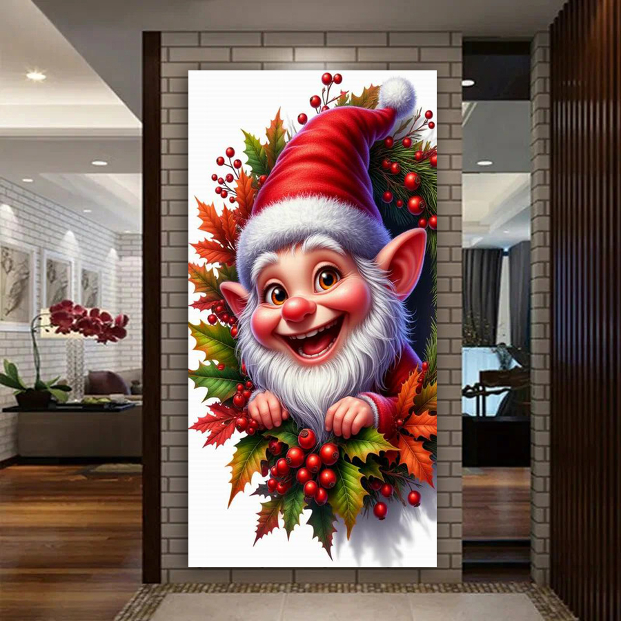 Santa Claus Picture Large Size - Embroidery Xmas Kits ulasan dan harga