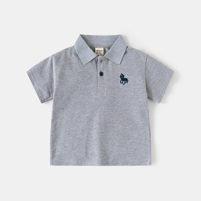 HoneyCherry Boys Polo Shirt Sh - Embroidery Design Logo ulasan dan harga