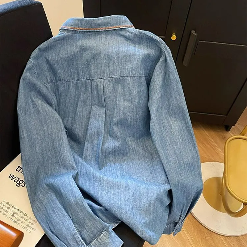 Harajuku Fashion Cotton Denim  - Embroidery Jeans ulasan dan harga
