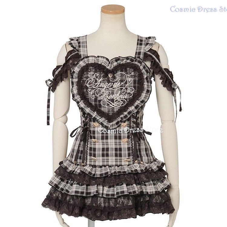 Sweet Cute Lolita Two-Piece Se - Embroidery Lace ulasan dan harga