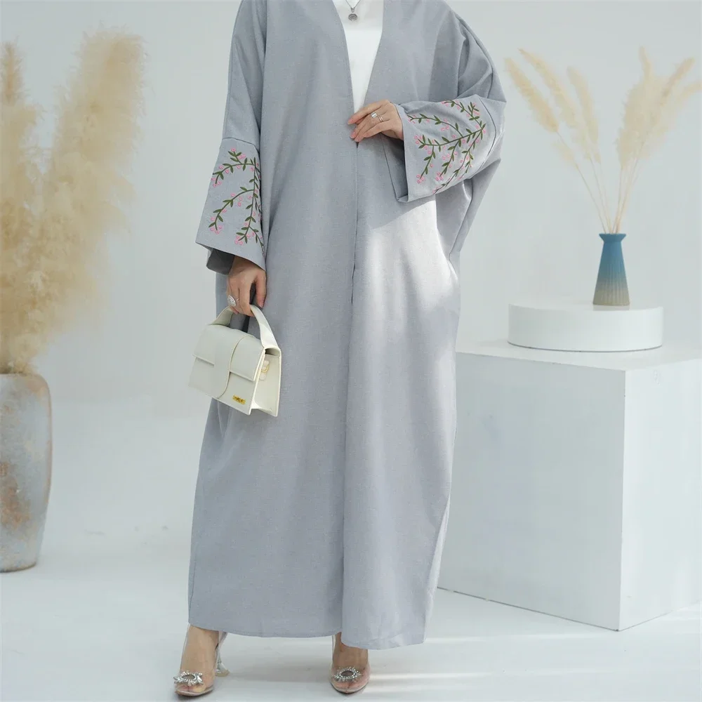 Eid Embroidered Abayas for Wom - Embroidery Kebaya ulasan dan harga