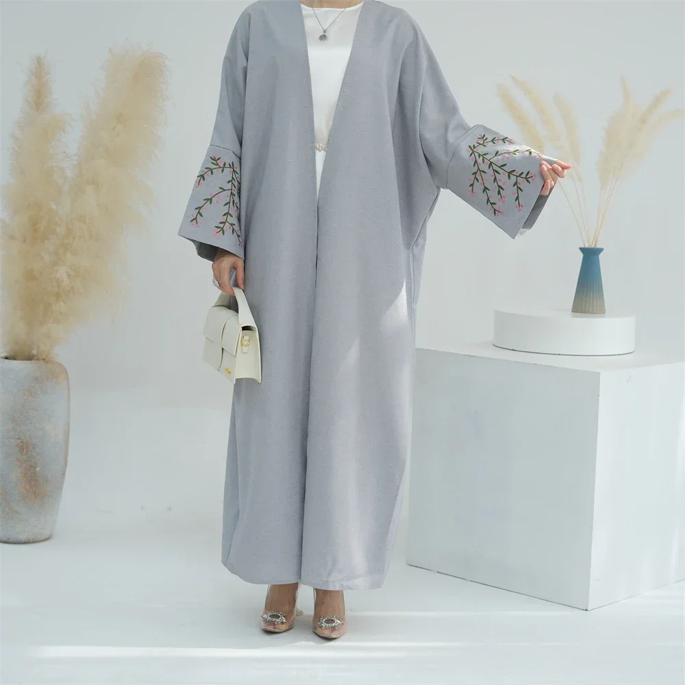 Eid Embroidered Abayas for Wom - Embroidery Kebaya ulasan dan harga